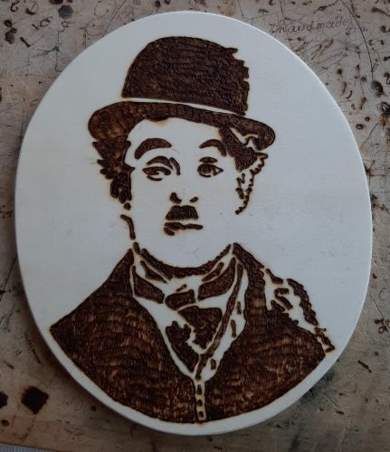 Schilder 005 Charlie Chaplin