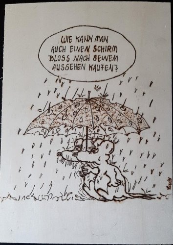 Schilder 012 Regenschirm